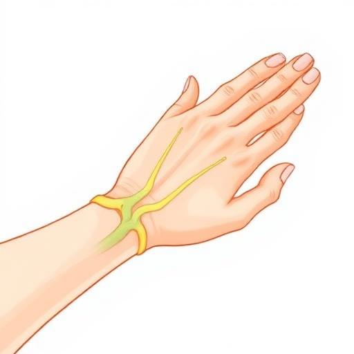 Zespół cieśni nadgarstka - manualna praca z nerwem